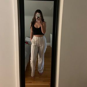 Stripped dress pants